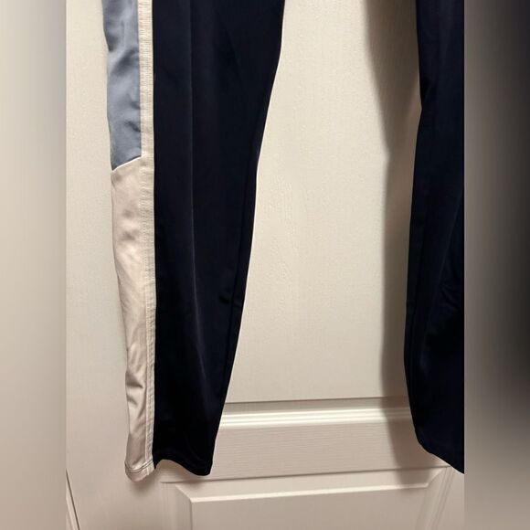 Lou & Grey athletic blue side stripe women’s large Yoga Pants - Picture 5 of 10